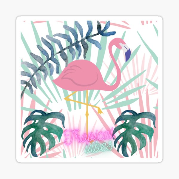 Tropical vibes Sticker