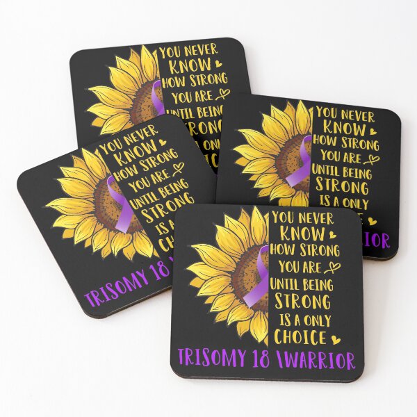 Item preview, Sunflower You Never Know How Strong You Are Trisomy 18 Warrior designed and sold by rechardtee.