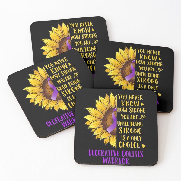 Item preview, Sunflower You Never Know How Strong You Are Ulcerative Colitis Warrior designed and sold by rechardtee.