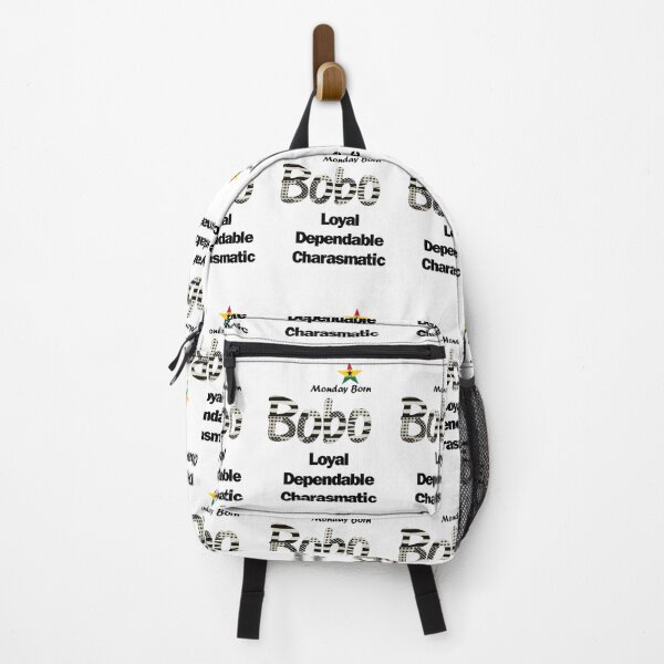 Item preview, Monday Born Ghanaian Male Name 'Bobo' in black and white designed and sold by WhoWeAre.