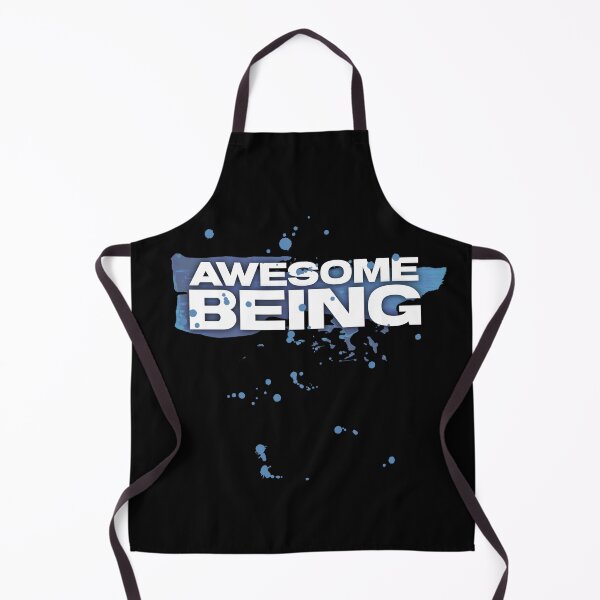 Item preview, AWESOME BEING - Bold type message designed and sold by tinytiger77.