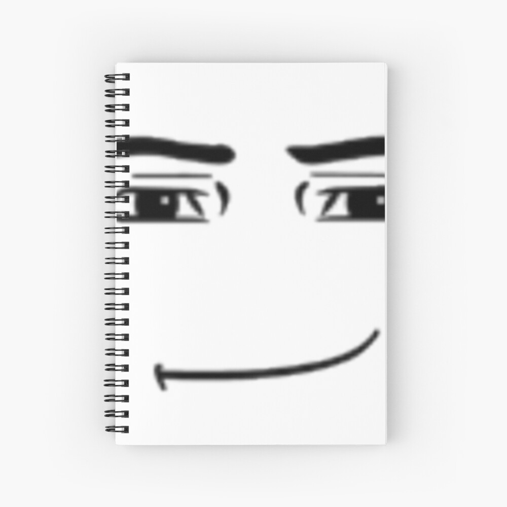 Man Roblox Face" Spiral Notebook By Chickensoupshop | Redbubble Man Roblox Face" Spiral Notebook By Chickensoupshop | Redbubble
