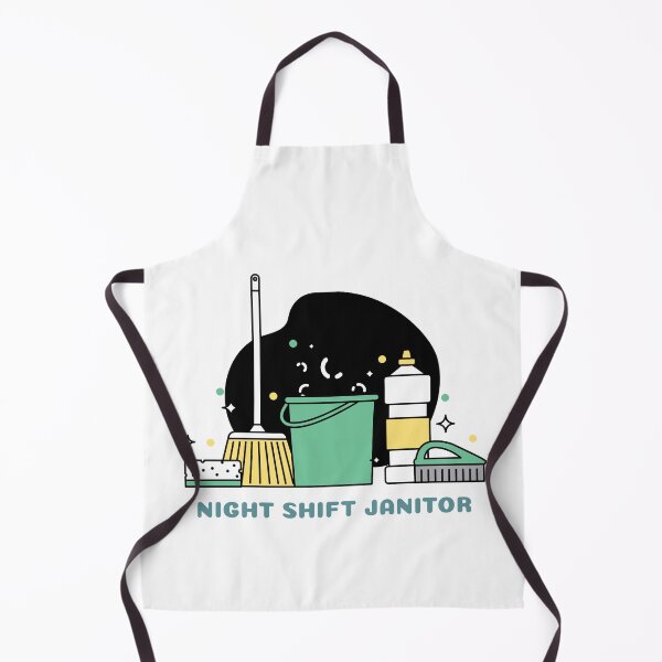 Item preview, Night Shift Janitor designed and sold by ThinkAndReflect.