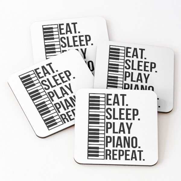 Item preview, Eat Sleep Play Piano Repeat designed and sold by Luna1Shop.