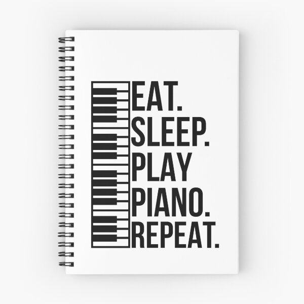 Item preview, Eat Sleep Play Piano Repeat designed and sold by Luna1Shop.