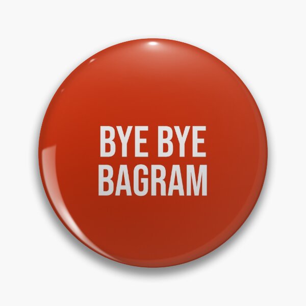 Aperçu de l'œuvre Au revoir Bagram - texte blanc créée et vendue par FunkiFunki.