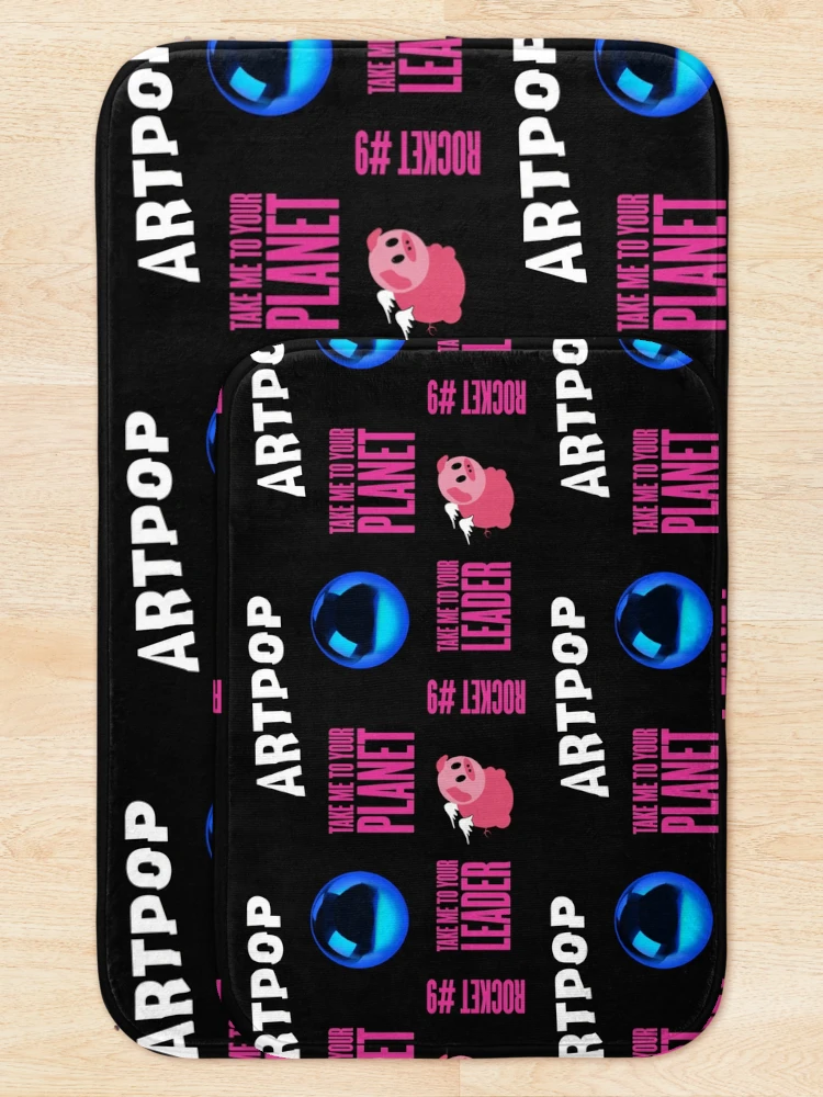 Thumbnail 5 of 6, Bath Mat, ARTPOP essentials designed and sold by AlertStore.