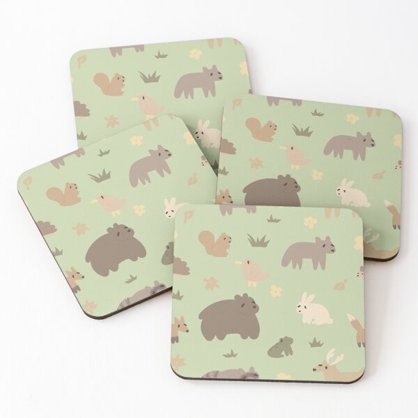 Item preview, Funny Forest Animals Pattern designed and sold by cymbellne.
