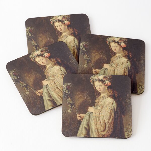 Item preview, Flora - Rembrandt van Rijn designed and sold by brushandframes.