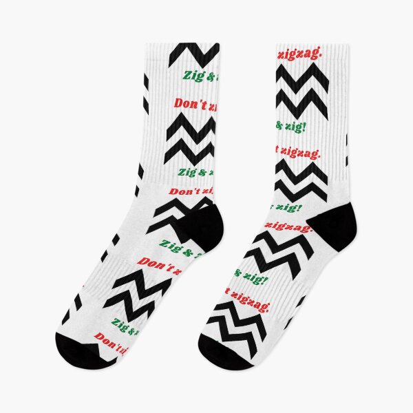 Item preview, Don't zigzag Red designed and sold by Inspirerium.