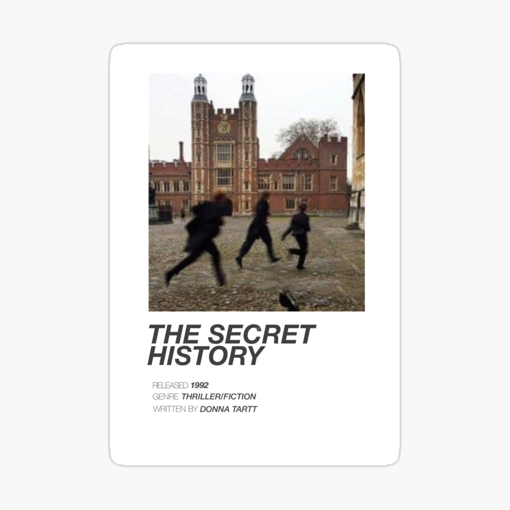 The Greek Club - The Secret History by Donna Tartt Sticker for Sale by  sunfloweraspie