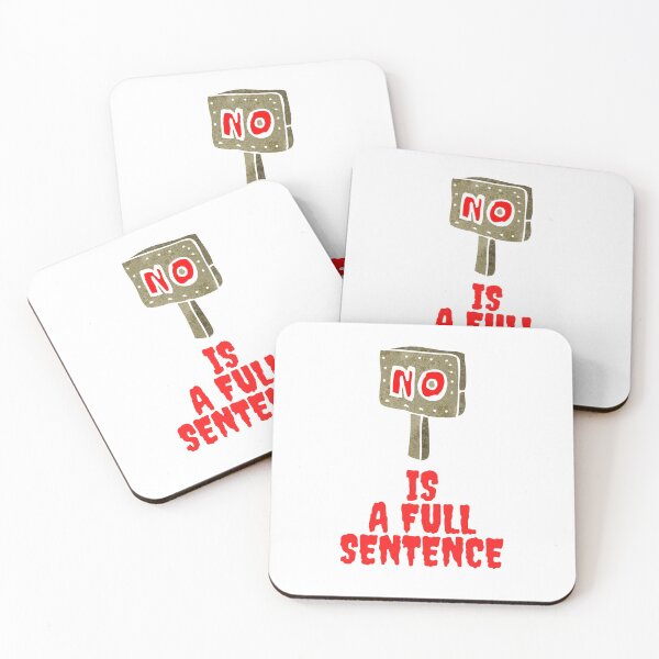 Item preview,  No is a full sentence red line designed and sold by Hab2.
