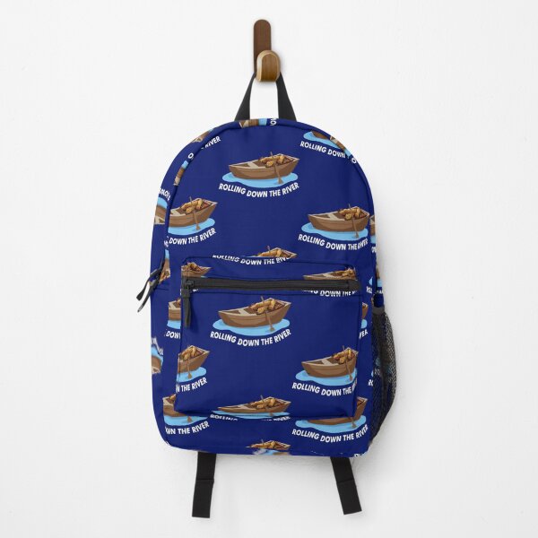 Item preview, Rolling Down The River - Funny Eggrolls In A Boat designed and sold by SharpThreadZ.
