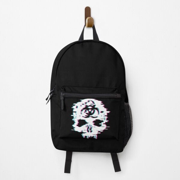 Item preview, White Glitch Effect Cyber Skull designed and sold by iscaStudioArt.