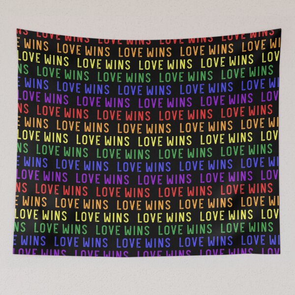 Item preview, Love Wins - rainbow - PRIDE - LGBTQ designed and sold by littlearrow.