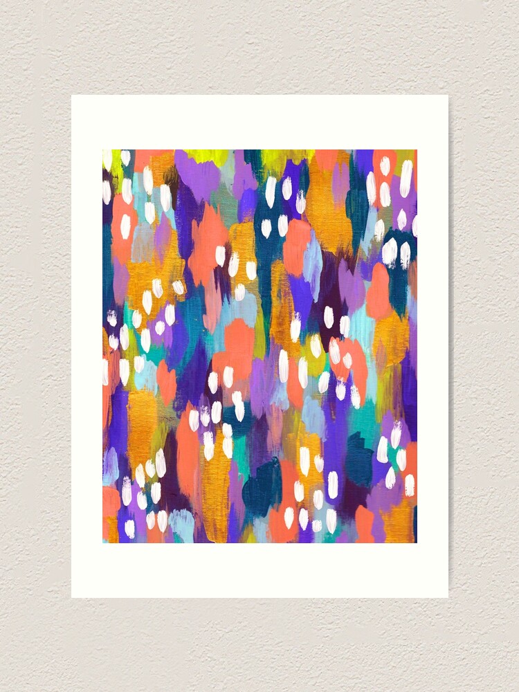 "Jules Abstract" Art Print by lisaguen Redbubble
