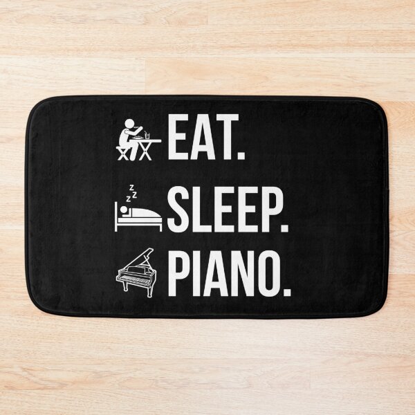 Item preview, Eat Sleep Piano designed and sold by Luna1Shop.