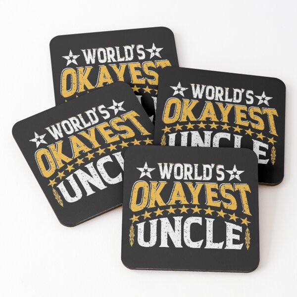 Item preview, World's Okayest Uncle designed and sold by YAHIA-14.
