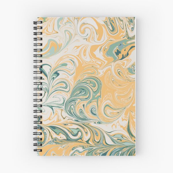 Item preview,  orange circular acrylic pouring designed and sold by SHANAZCREATIVE.
