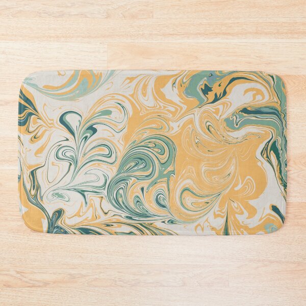 Item preview,  orange circular acrylic pouring designed and sold by SHANAZCREATIVE.