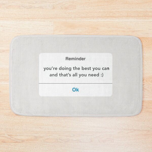 Item preview, reminder you are doing the best you can designed and sold by samar-n.