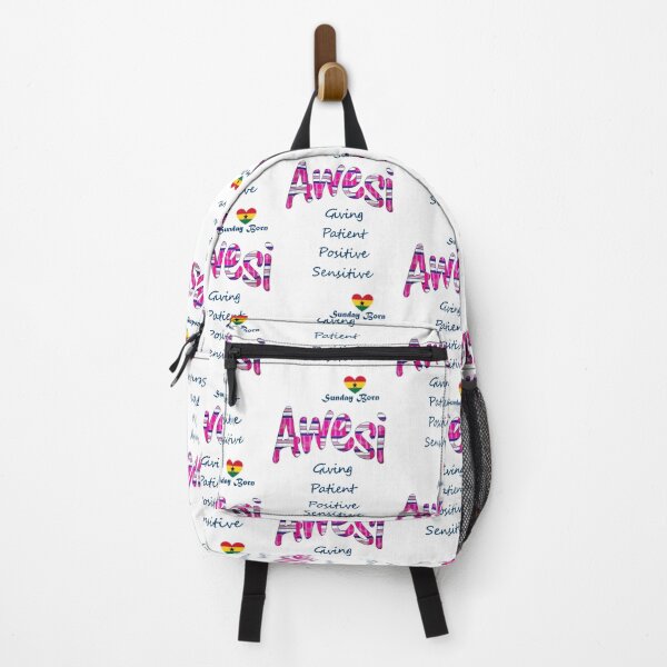 Item preview, Sunday Born Ghanaian Female Name 'Awesi' in pink designed and sold by WhoWeAre.