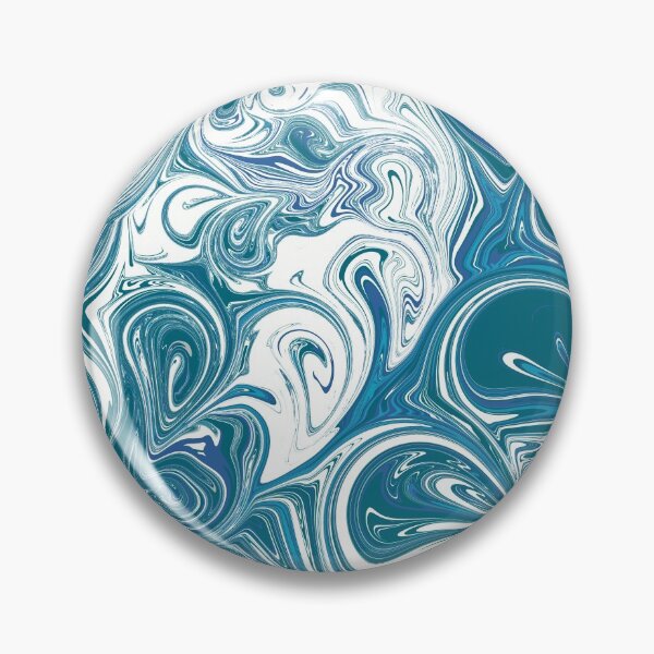 Item preview, acrylic circular blue paint designed and sold by SHANAZCREATIVE.