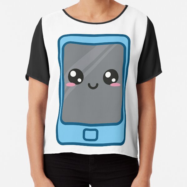 Smartphone kawaii drawing cute gift idea Poster by quali-shirts