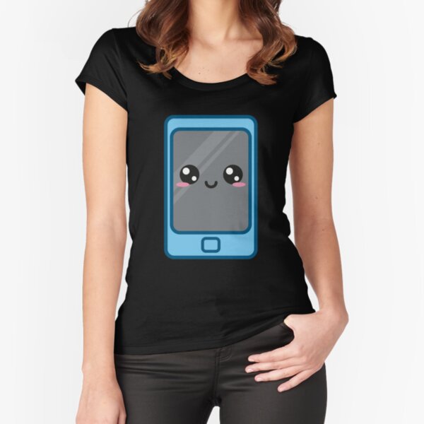 Smartphone kawaii drawing cute gift idea Poster by quali-shirts