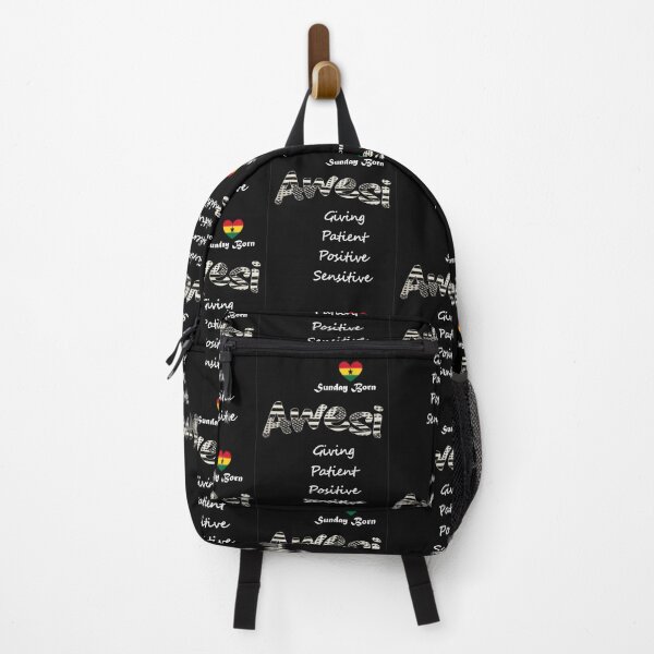 Item preview, Sunday Born Ghanaian Female Name 'Awesi' in black and white designed and sold by WhoWeAre.