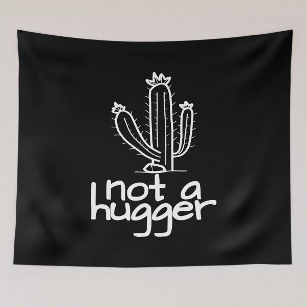 Item preview, Not a Hugger Funny Cactus Lovers designed and sold by Go-Fun.