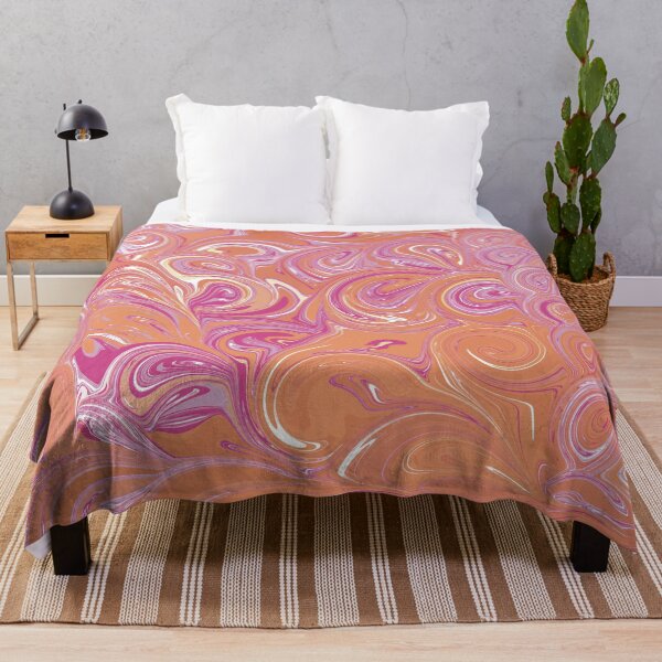 Item preview, orangy circular fluid paint designed and sold by SHANAZCREATIVE.
