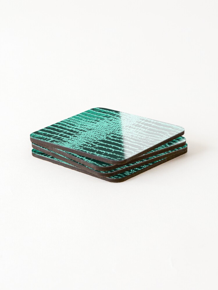 Thumbnail 4 of 5, Coasters (Set of 4), Python Snakeskin designed and sold by DesignFantazia.
