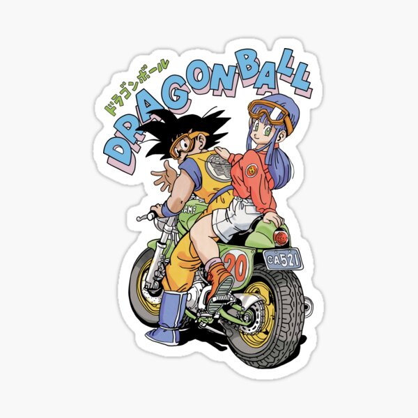 Goku und Bulma - Dragon Ball Sticker