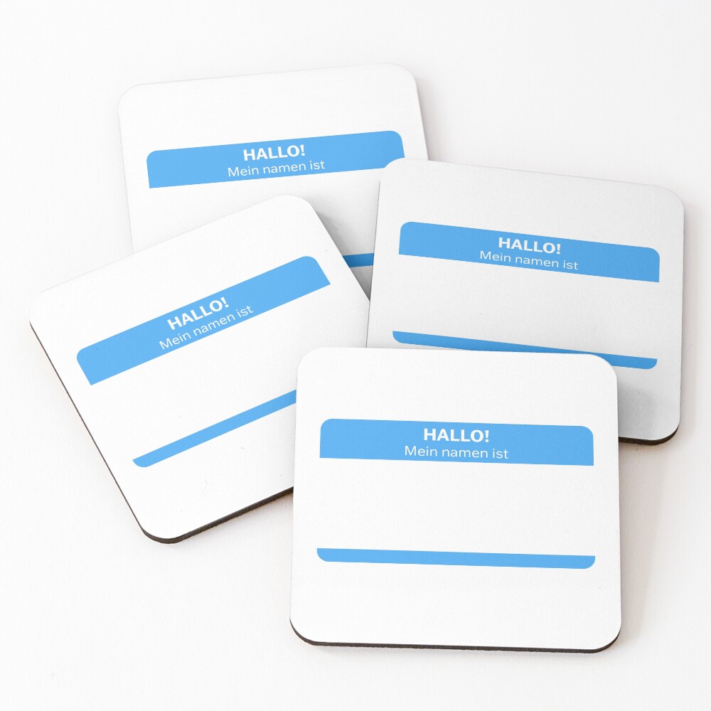 Item preview, Coasters (Set of 4) designed and sold by RolaLanguages.