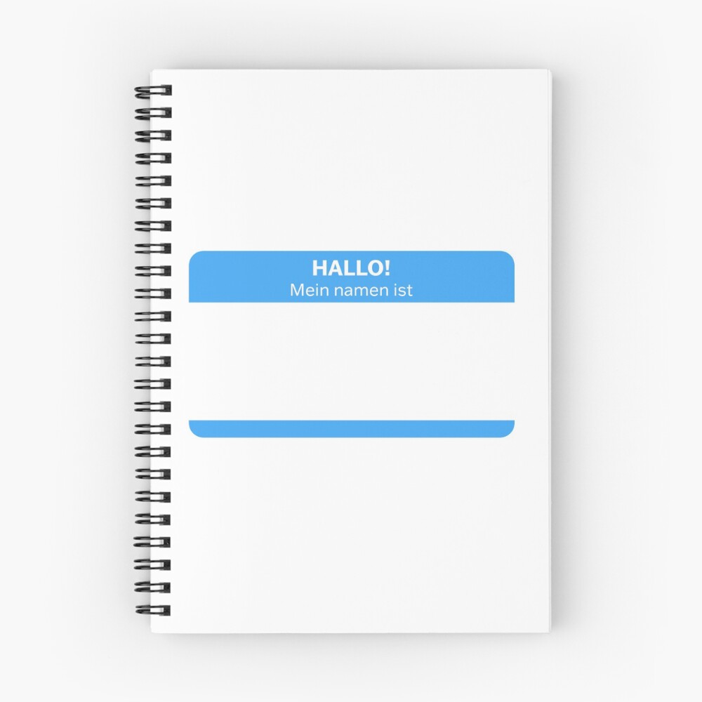 Item preview, Spiral Notebook designed and sold by RolaLanguages.