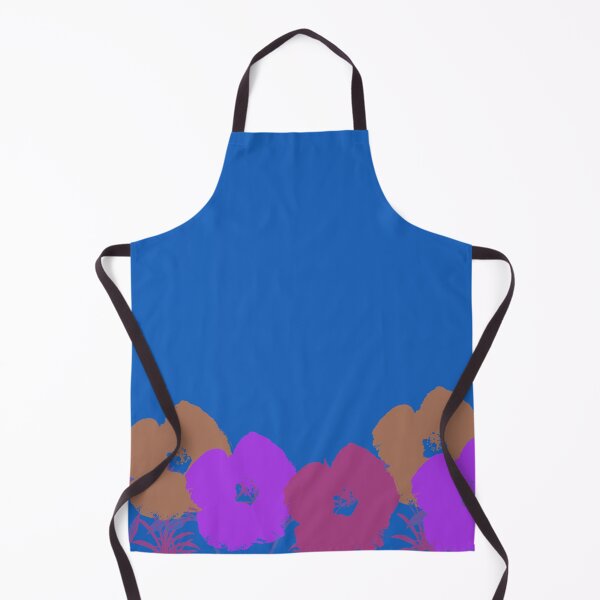 Item preview, Bold Floral Border on Denim Blue designed and sold by AlteredAtelier.