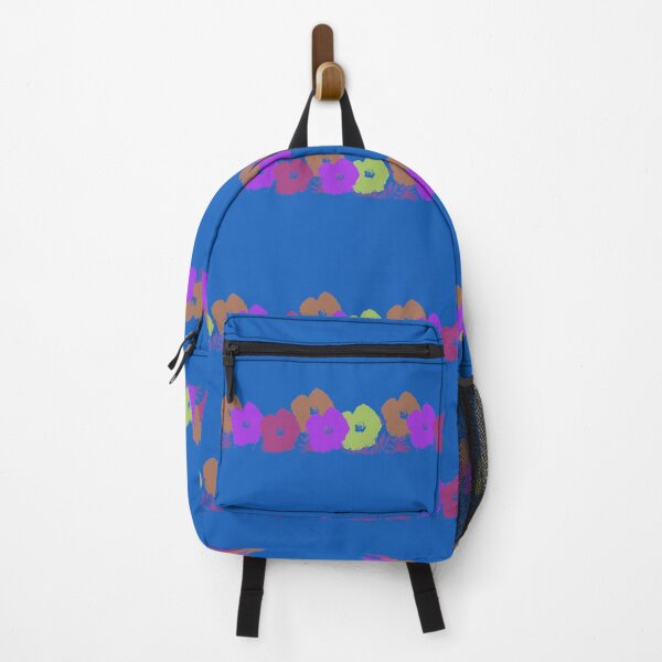 Item preview, Bold Floral Border on Denim Blue designed and sold by AlteredAtelier.