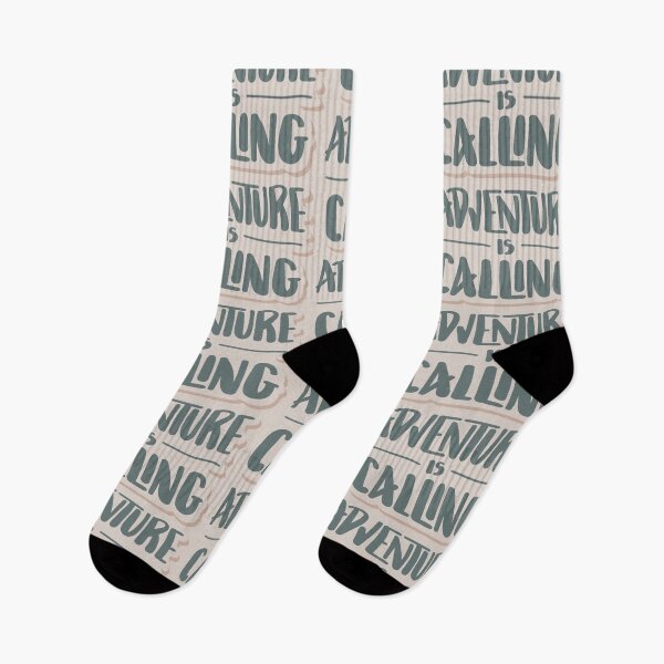 Item preview, Adventure Is Calling Hand Lettered Camping Travel Design designed and sold by BexGrimwood.