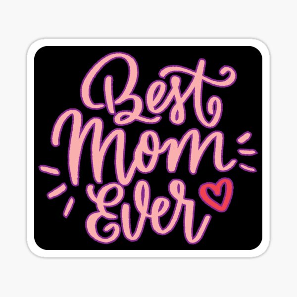 Item preview, Best Mom Ever (Red Heart)  designed and sold by MadMando.
