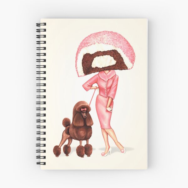 Item preview, Cake Head: Snow Cake Poodle Pin-Up designed and sold by Kelly  Gilleran.