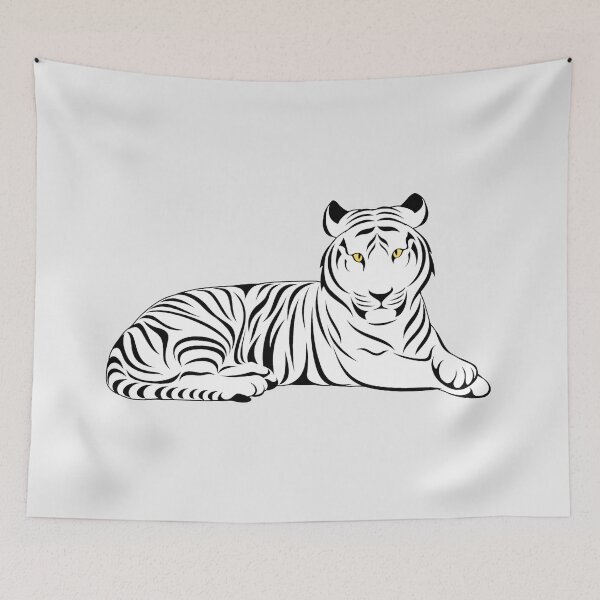 Item preview, big bengal tiger lying down designed and sold by loiret1958.