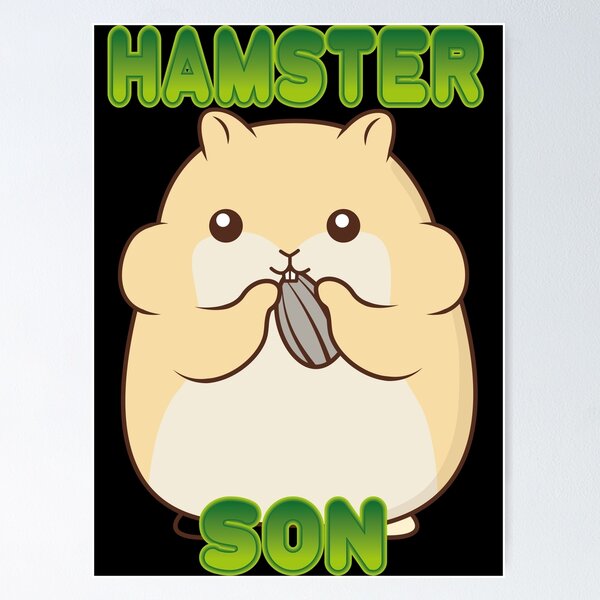 Coconut the Chinese Hamster Poster for Sale by chasingpelicans