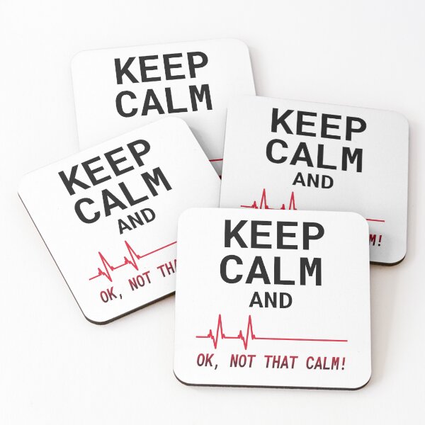 Item preview, Keep Calm and Ok Not That Calm - Keep Calm EKG designed and sold by molamode.