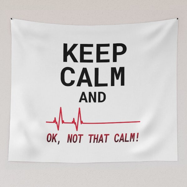 Item preview, Keep Calm and Ok Not That Calm - Keep Calm EKG designed and sold by molamode.