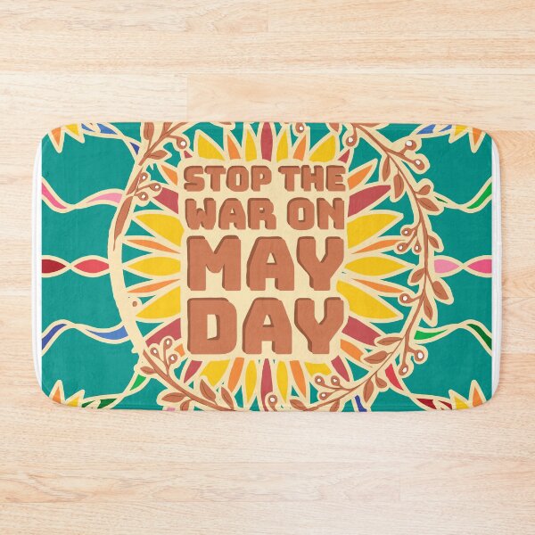 Item preview, The Wicker Man - Stop the War on May Day designed and sold by LennyAD.