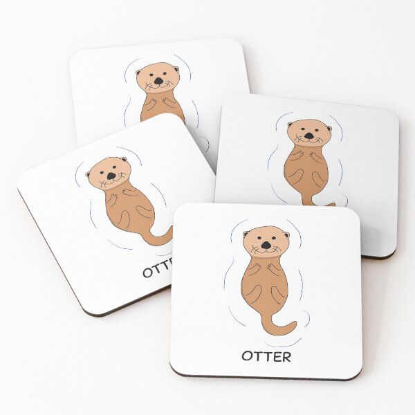 Item preview, Otter Floating and Relaxing designed and sold by Otter-Bay.