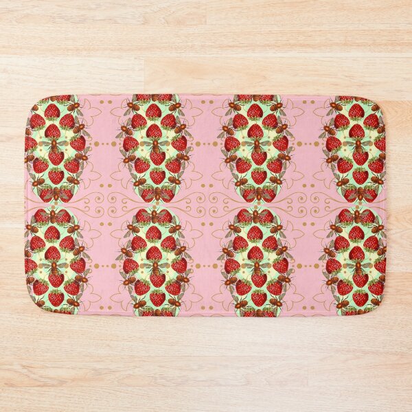 Item preview, Strawberries and Bees designed and sold by sandpiperstudio.