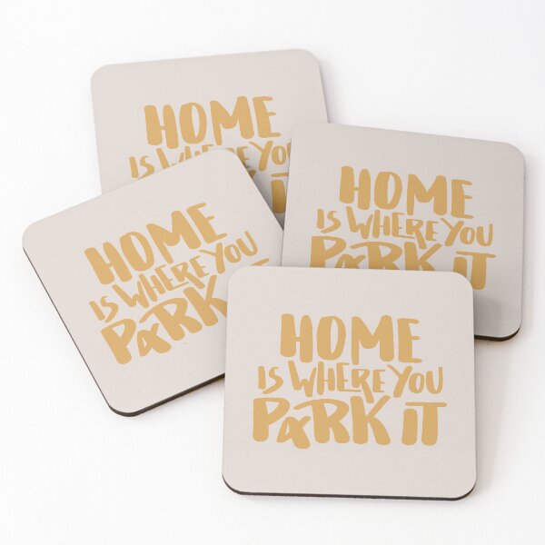 Item preview, Home Is Where You Park It Hand Lettered Camping Travel Design designed and sold by BexGrimwood.