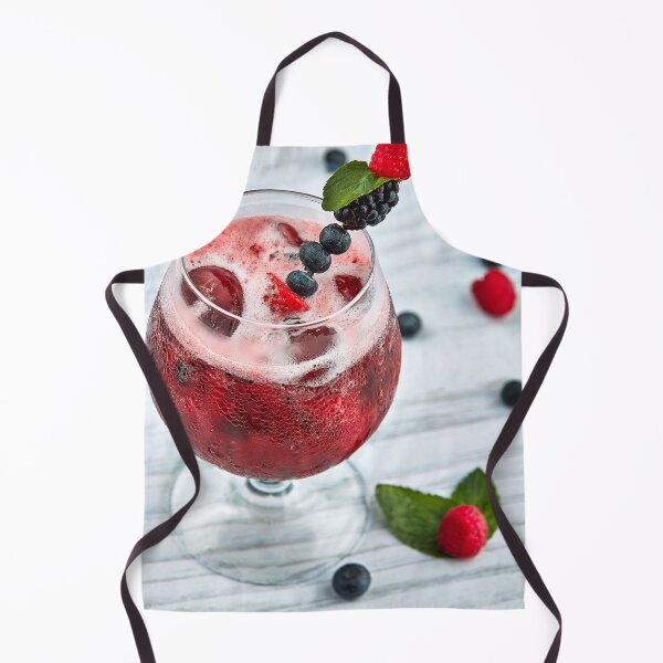 Item preview, Raspberry Blueberry Daiquiri Art Canvas Print designed and sold by webeller.